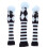 Golf Driver Headcover White Knitted Fabric 3 Pcs 7