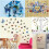 3D Butterfly Wall Decor Blue Stickers 12pcs 3