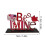 Valentine's Day wooden table decorations rustic 1 set 3