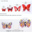 3D Butterfly Wall Decor Blue Stickers 12pcs 6