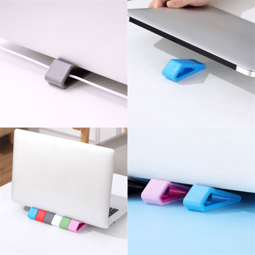 Laptopkoelstandaard met antislip siliconen voet en 1