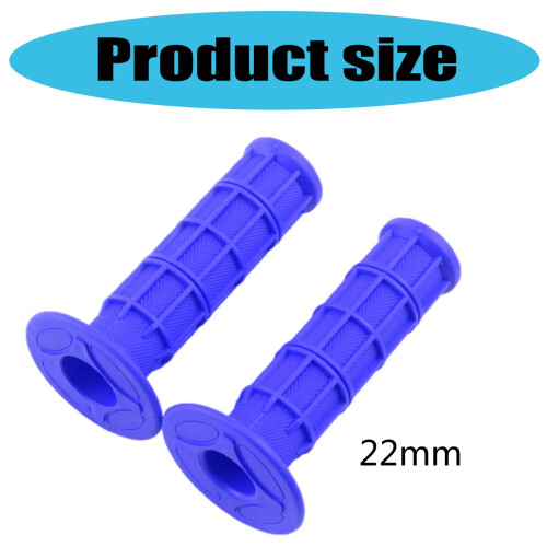 Motorcycle Hand Grips Rubber 22mm 2