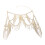 Shimmering Multi-Strand Fringe Shoulder Chain Alloy Body 8