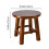 Round Leg Solid Wood Stool – Oak, 10 x 9.8 in 2