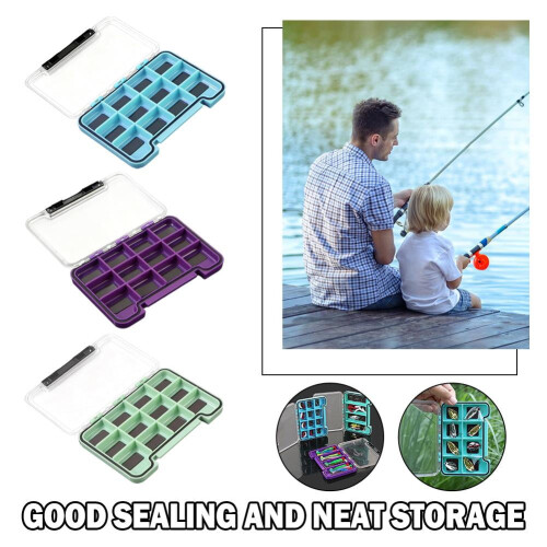 Portable fishing box waterproof lure accessory box 2