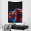 Tapisserie murale Lightning McQueen en polyester imperméable (1 pièce) 4