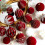Christmas tree ornament red flocked ball 12 pcs 4