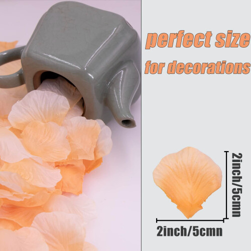 Lavender Silk Rose Petals for Wedding Decor 1000 pcs 1