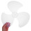 Pale per ventilatore da soffitto universali in plastica bianca, 1 set 5
