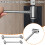 Door Hinge Adjustment Tool Adjustable Wrench for Household 8