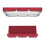 3-Seat Swing Cover Set Dustproof Replacement Covers Red 2