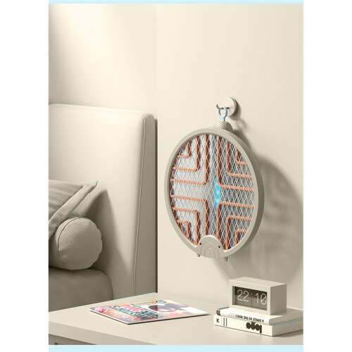 Electric Fly Swatter Bug Zapper Khaki 3-in-1 1