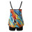 Women's Blouson Tankini Top Loose Fit 7