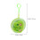 Coin Purse Green Plush Cartoon Shape 2 Pcs 2