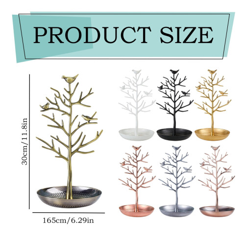 Iron Bird Gumdrop Tree Stand Festive Candy Ornament11.8" x 2