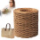 Natural Raffia Ribbon Brown 150M Craft Yarn 2