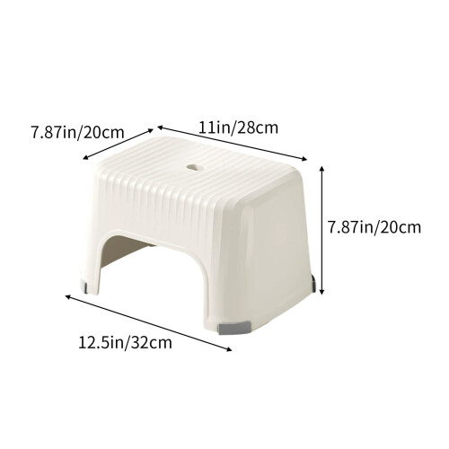 Tabouret de douche antidérapant en plastique 2