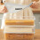 Transparent rectangular storage box microwave-safe 1 piece 6