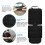 Car Seat Protector Black Universal Waterproof with Mesh 8