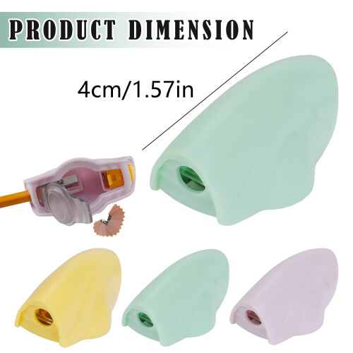 Manual Dual-Hole Pencil Sharpener for Standard and Jumbo 2