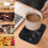 Elektrischer Kerzen- und Kaffeewärmer Aluminium 131 3