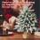 Artificial Christmas Tree Burlap Base 6ft 2