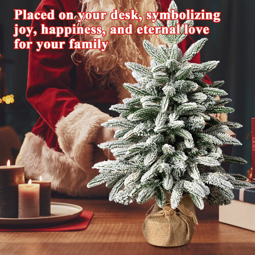 Artificial Christmas Tree Burlap Base 6ft 1