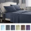 Bedding Set Purple Polyester 4-Piece Twin 4