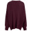 Women's Oversized Batwing Sweater Crewneck Knit with Side 4