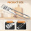Stainless Steel Jar Opener Adjustable 2pcs 5