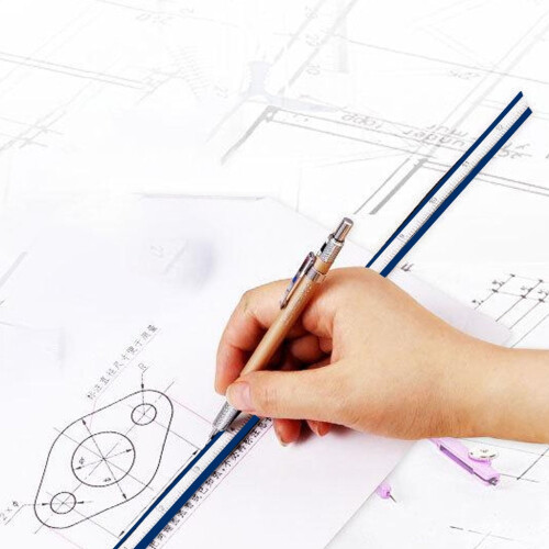 Flexible Ruler for Engineering Drawing and Sewing 1