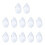 Chandelier Crystal Teardrop Drops Glass Pendant Replacement 2