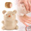 Bear-shaped nail brush with soft bristles 2