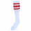 Men's Striped Knee-High Athletic Socks Polyester Blend 4 4