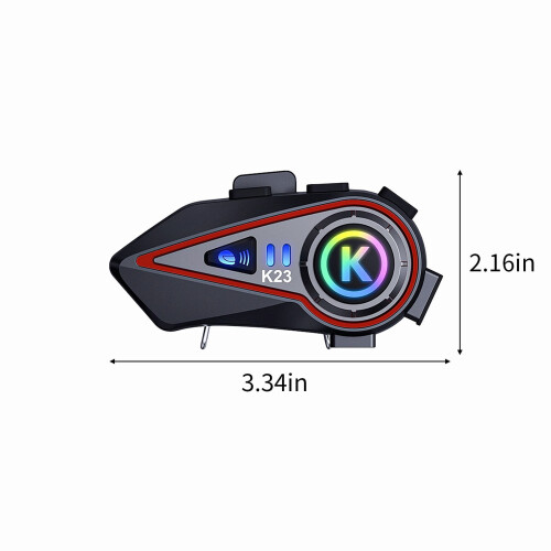 Motorcycle Helmet Bluetooth Headset 5.3 IPX6 2