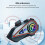 Motorcycle Helmet Bluetooth Headset 5.3 IPX6 6