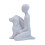 Man and Dog Resin Figurine Heartwarming Keepsake 3