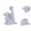 Man and Dog Resin Figurine Heartwarming Keepsake 6
