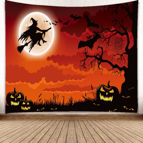 Halloween tapestry wall hanging blanket 1 piece 1