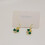 Crystal Leaf Clover Earrings Green Shamrock Jewelry for 7