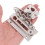 - Door Hook Lock Chain Security Travel Cabinet Silver 7