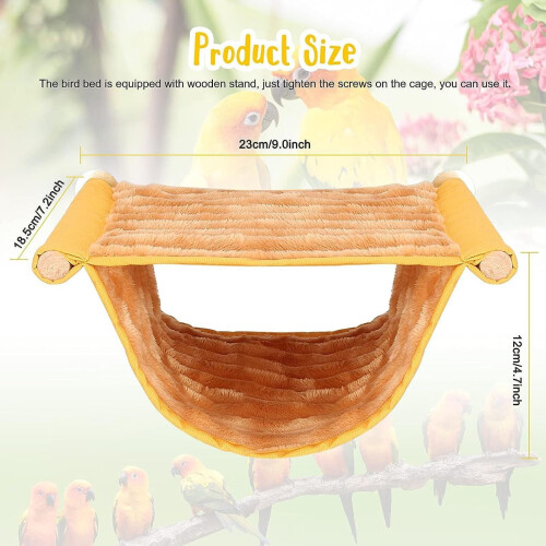 Bird Nest Bed for Parrots - Hanging Warm Cuddly Tent 2