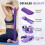 Pedal Resistance Trainer with 8 Rubber Tubes 3