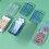 Scatola portatile azzurra per stuzzicadenti e filo interdentale 4