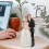 Wedding Cake Topper Bride and Groom Multi Color Figurine 1 8