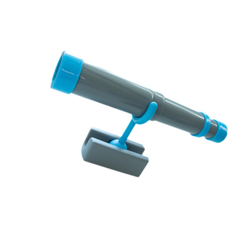 Playground toy telescope climbing frame kit blue grey 2