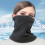 Scaldacollo/maschera per il viso antivento e termica, grigio scuro 3