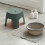Platzsparender, stapelbarer Kunststoffhocker mit ergonomischem Design 3