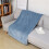Couverture en microfibre gris clair, taille simple 4