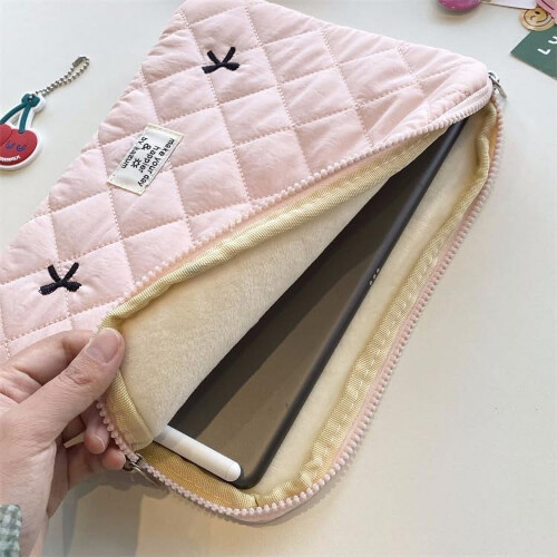 Laptophoes met strikdesign (13-15 inch) 1